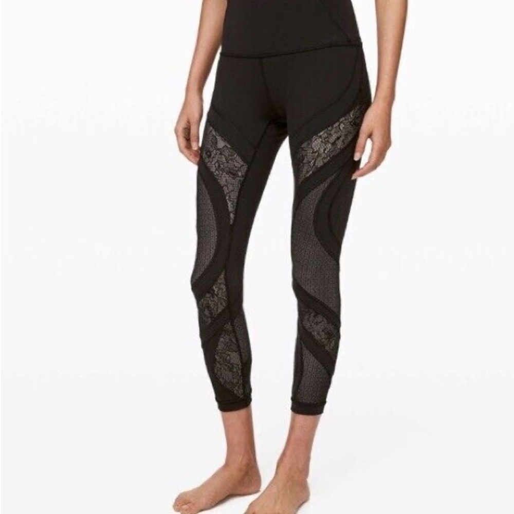 Lululemon Wunder Under Lace Leggings